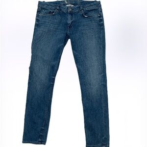 Mih Blue Breathless Jean Low Rise Skinny Leg Blue denim jeans Size 29